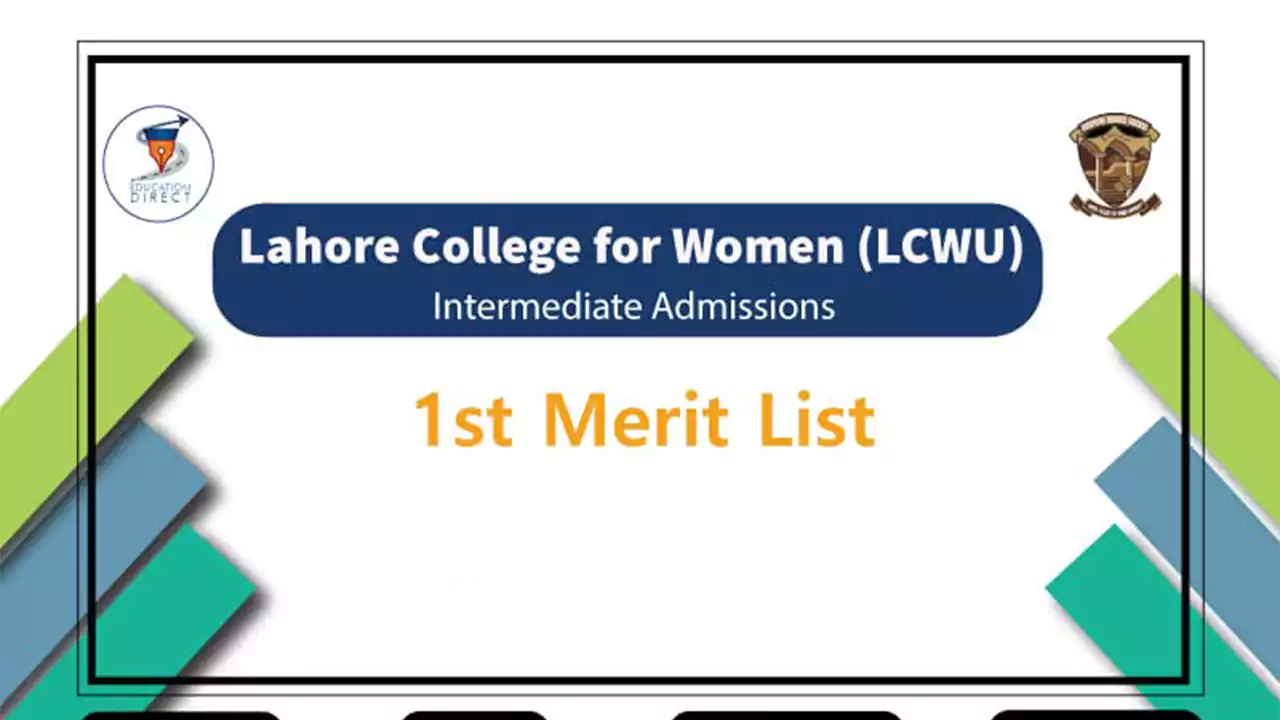 Lahore college for women university 1st merit list part 1st